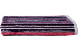 Kingsley Lifestyle Stripe Bath Sheet - Thistle